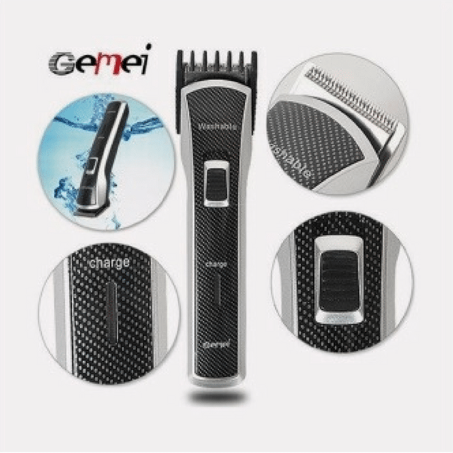 Gemei 656 water resistant hair and beard trimmer